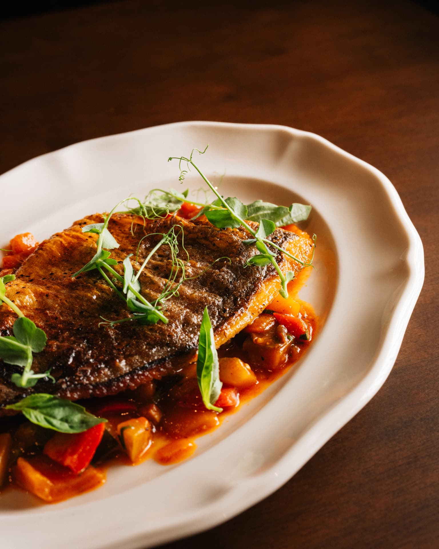 Pan-Seared South Coast Seabream