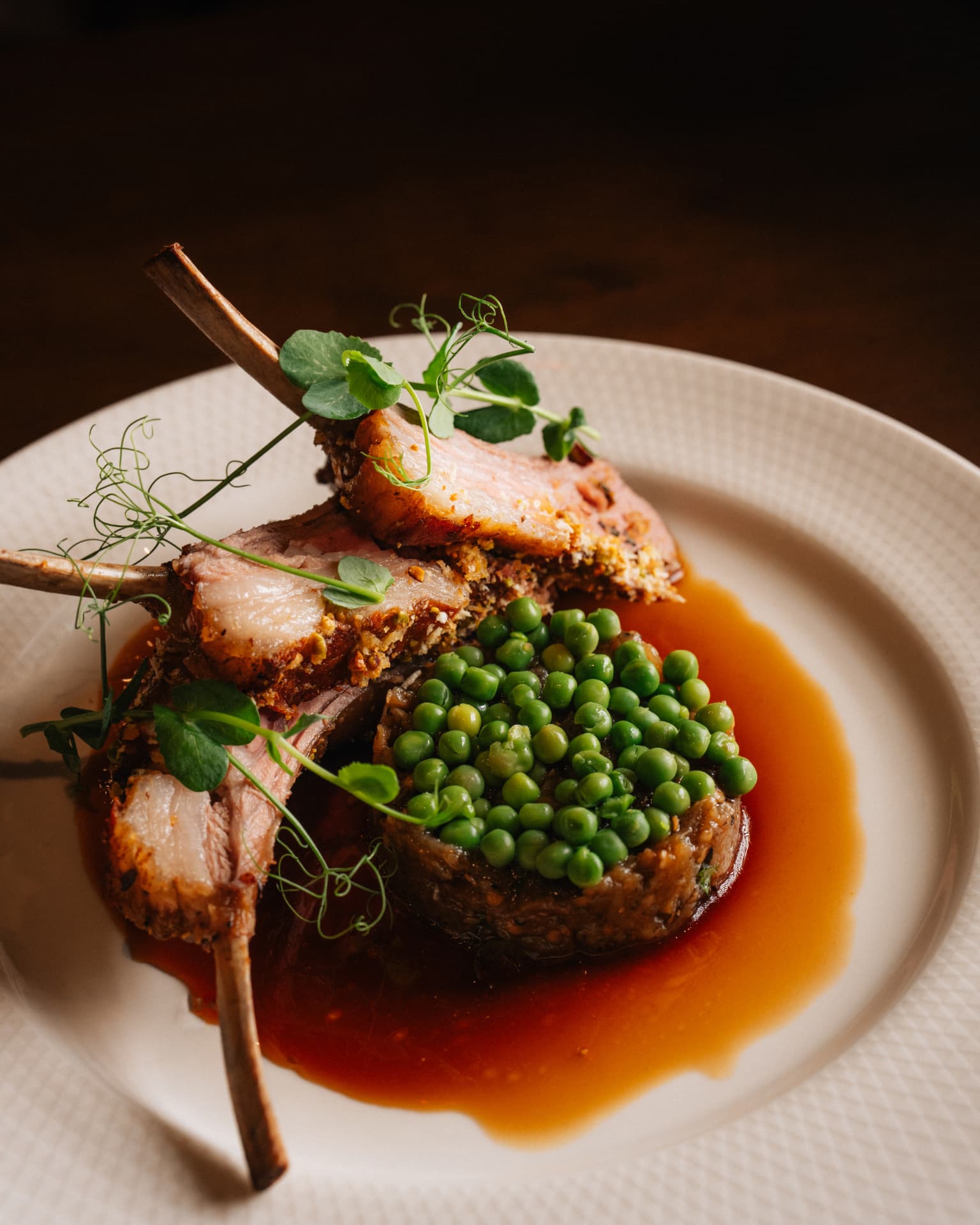 Pistachio-Crusted Lamb Rack
